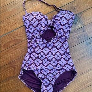 kate spade Purple Clover Swim One Piece